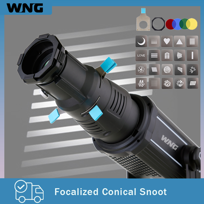 Beauty Dish Softbox - Bowens Mount Projection Snoot dengan Pola