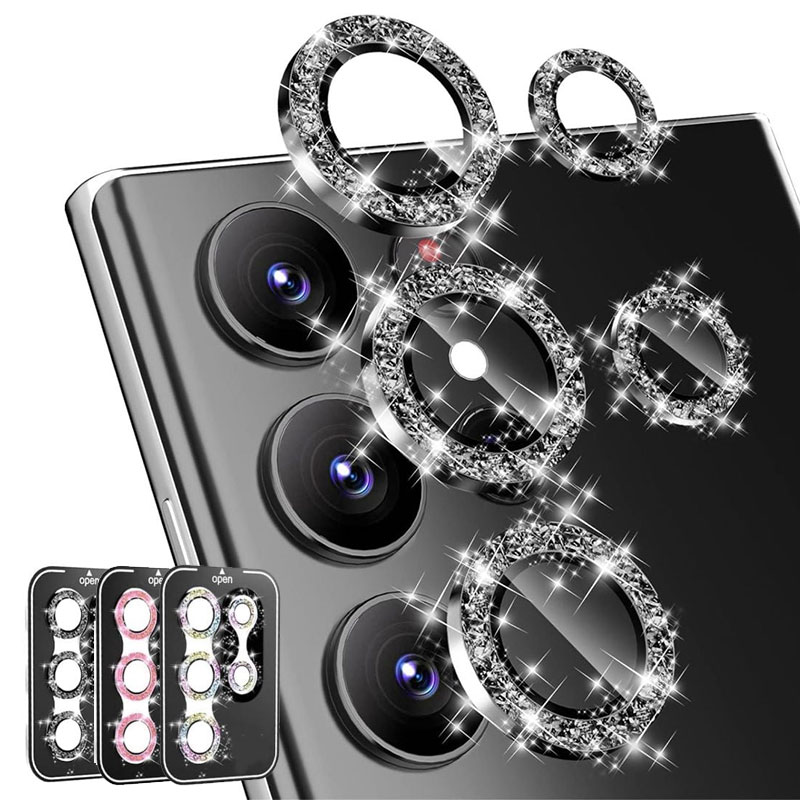 Photography Kit Samsung S26 Ultra - Kaca Lensa Diamond Glitter Untuk Samsung
