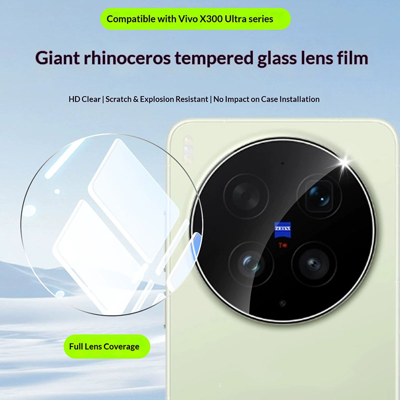 Photography Kit Vivo X300 Ultra - Pelindung Lensa Kamera Full Glue untuk