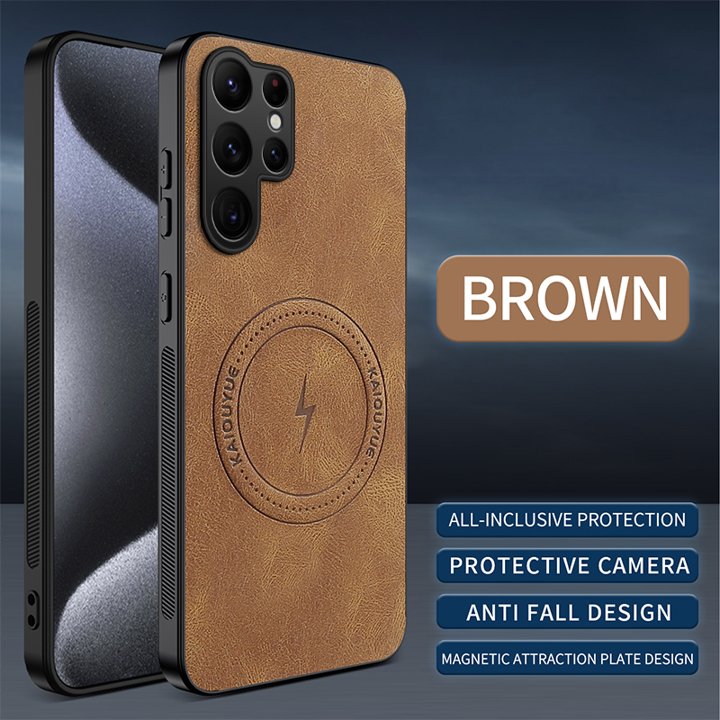 Photography Kit Samsung S26 Ultra - Casing Kulit Magnetik untuk Samsung Galaxy