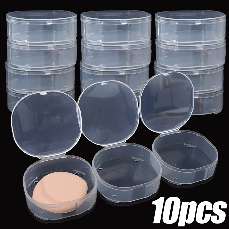 Beauty Dish Softbox - 1/10 Buah Kotak Plastik Persegi Transparan