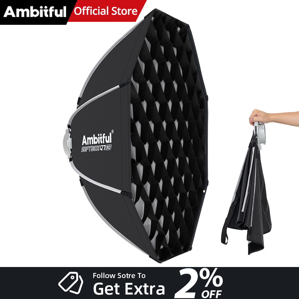 Beauty Dish Softbox - AMBITFUL Q7II 55/65/90cm Bowens Mount Octagonal