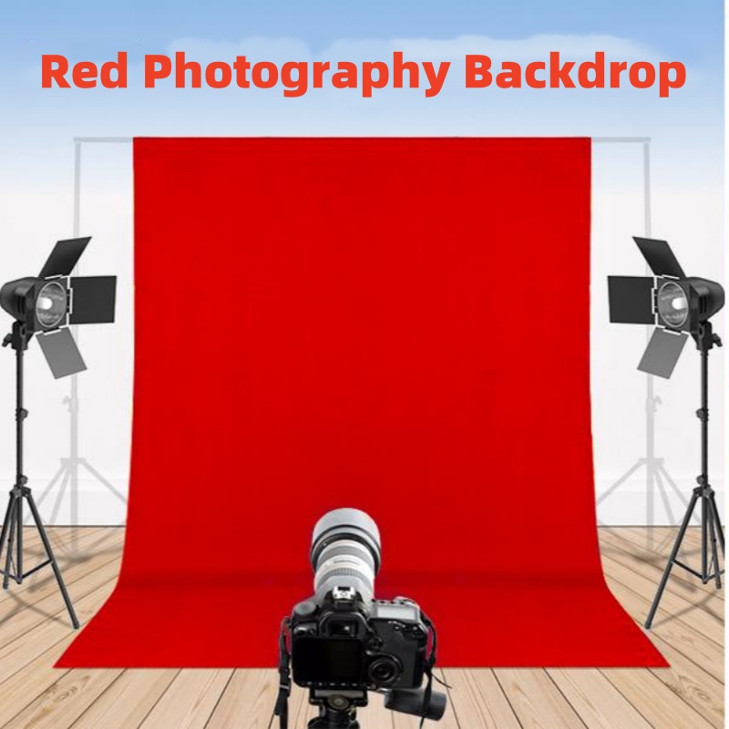 Photography Hacks - Fotografi latar belakang merah kain layar