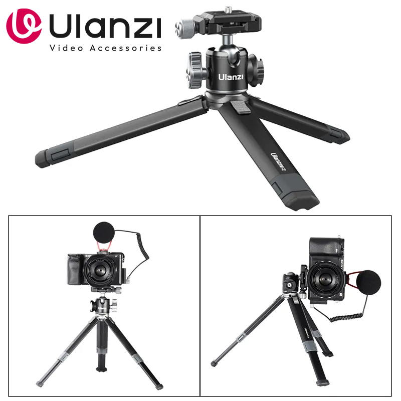 Camera Tripod Carbon - Ulanzi MT-24 Vlog Lite Logam Tripod