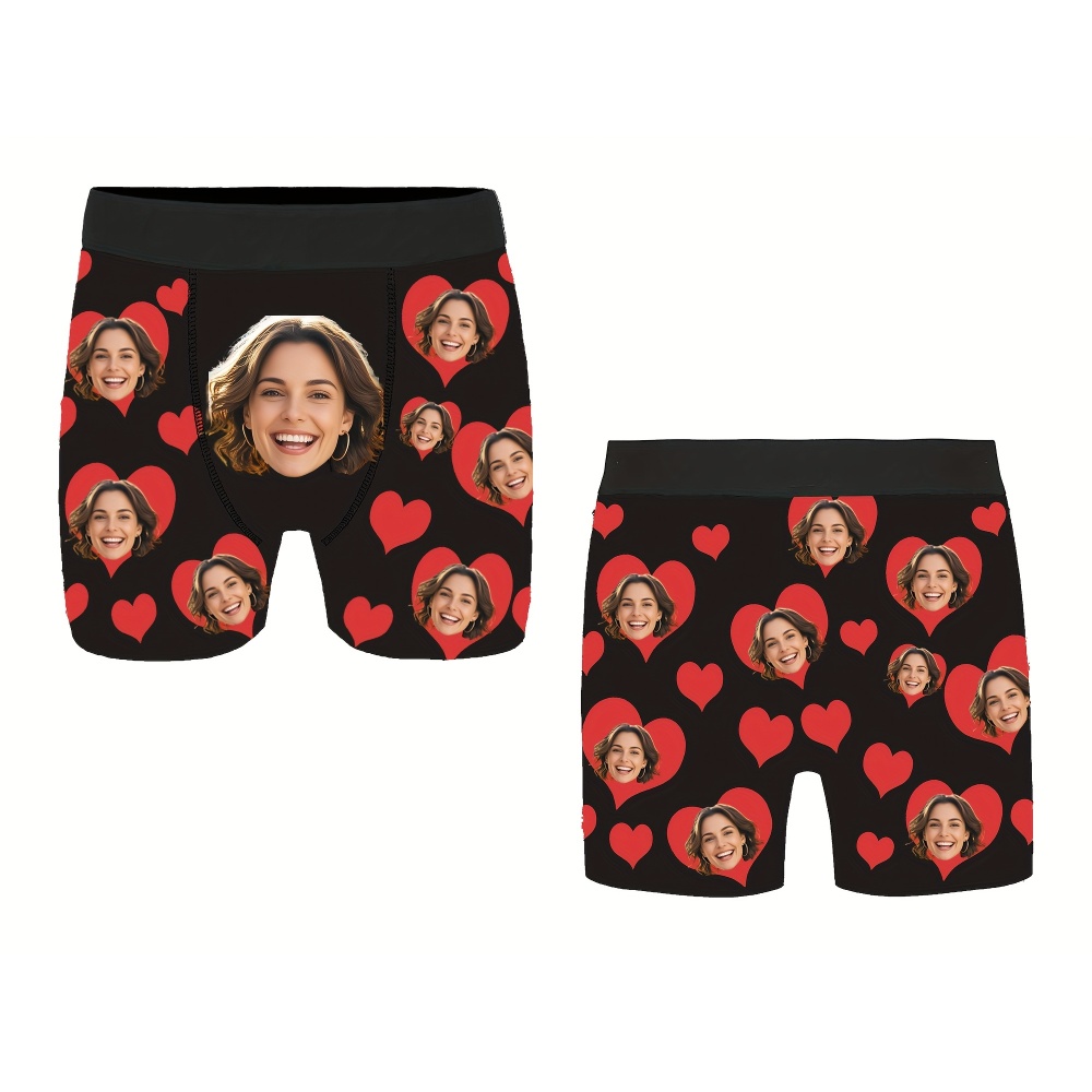 Photography Style - Celana Boxer Pria dengan Foto Kustom,