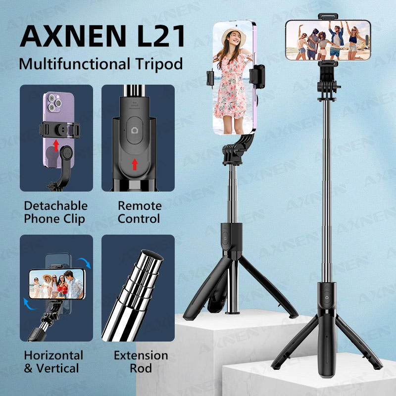 AXNEN L21 Tripod Ponsel Tongka - Photography Blog ulasan dan harga