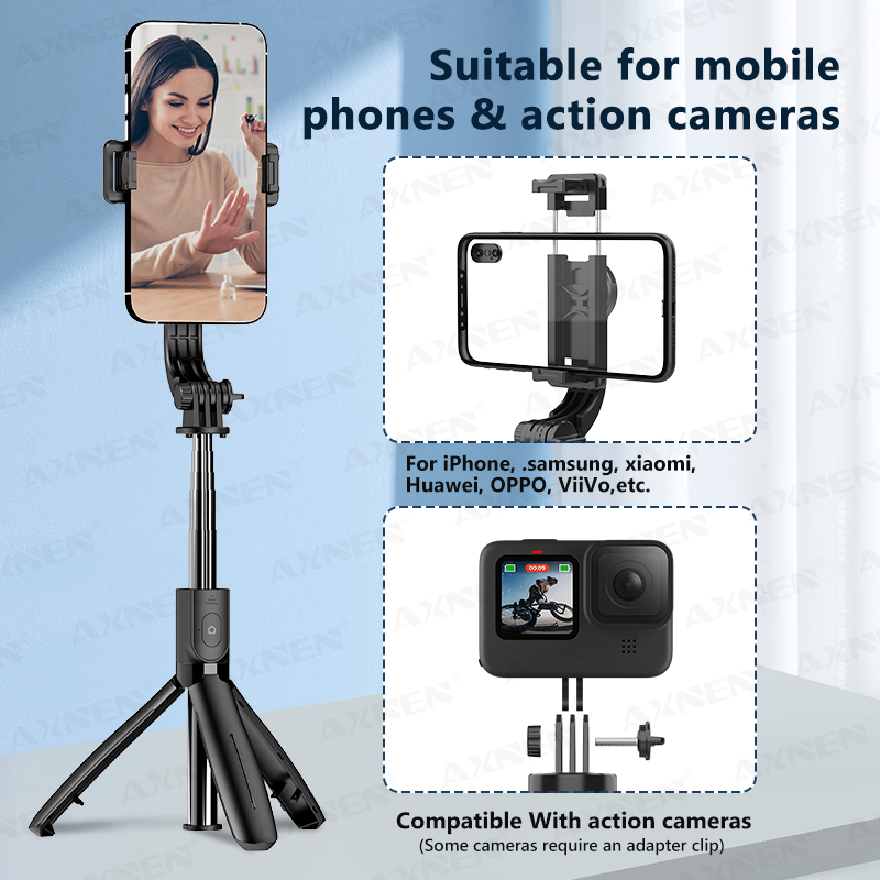 AXNEN L21 Tripod Ponsel Tongka - Photography Blog ulasan dan harga