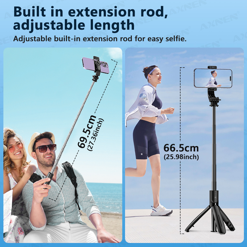 AXNEN L21 Tripod Ponsel Tongka - Photography Blog ulasan dan harga