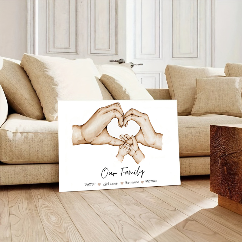 Lukisan Kanvas Nama Keluarga K - Photography Interior ulasan dan harga