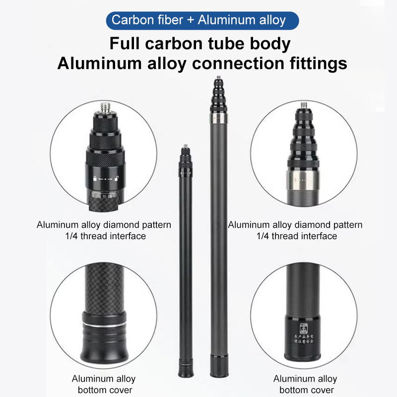 HONGDAK tongkat swafoto 3m, se - Camera Tripod Carbon ulasan dan harga
