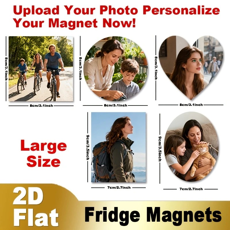 Magnet Kulkas Foto Kustom 2D D - Photography Style ulasan dan harga