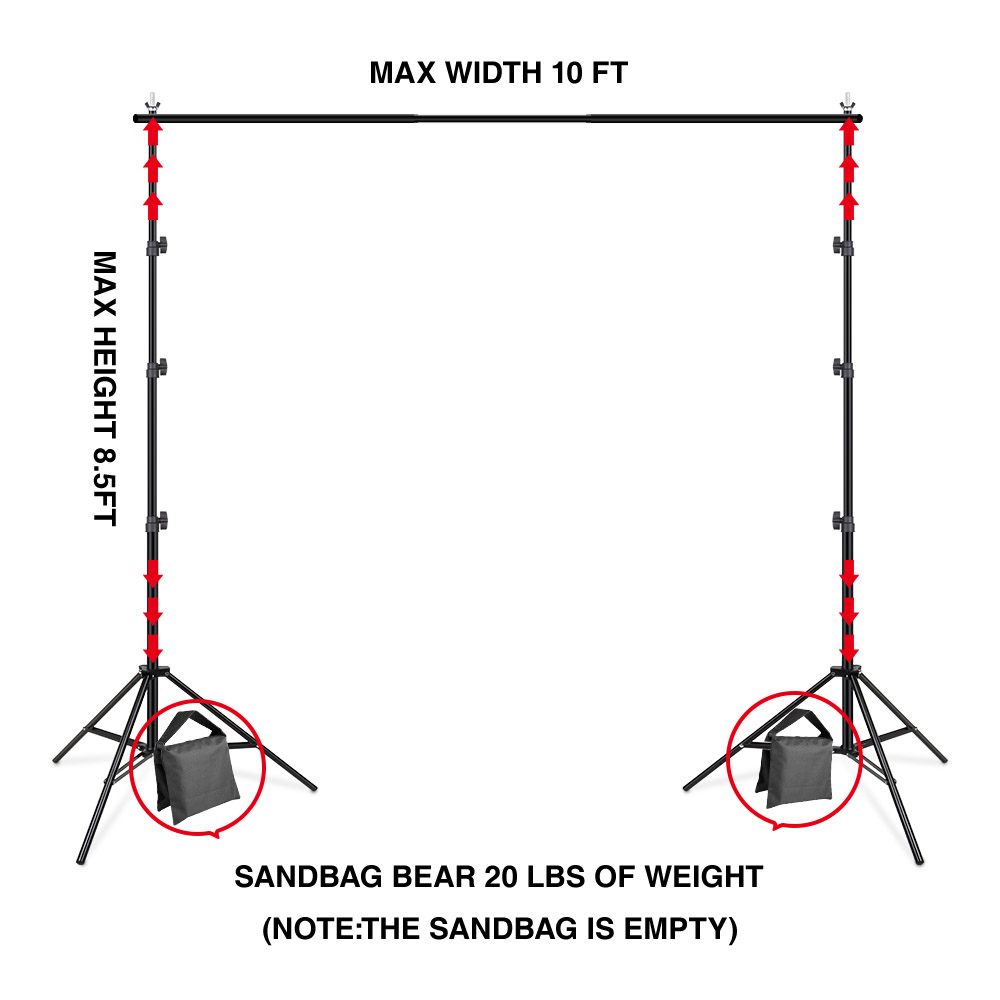 Penyangga latar belakang Studi - Photography Hacks ulasan dan harga