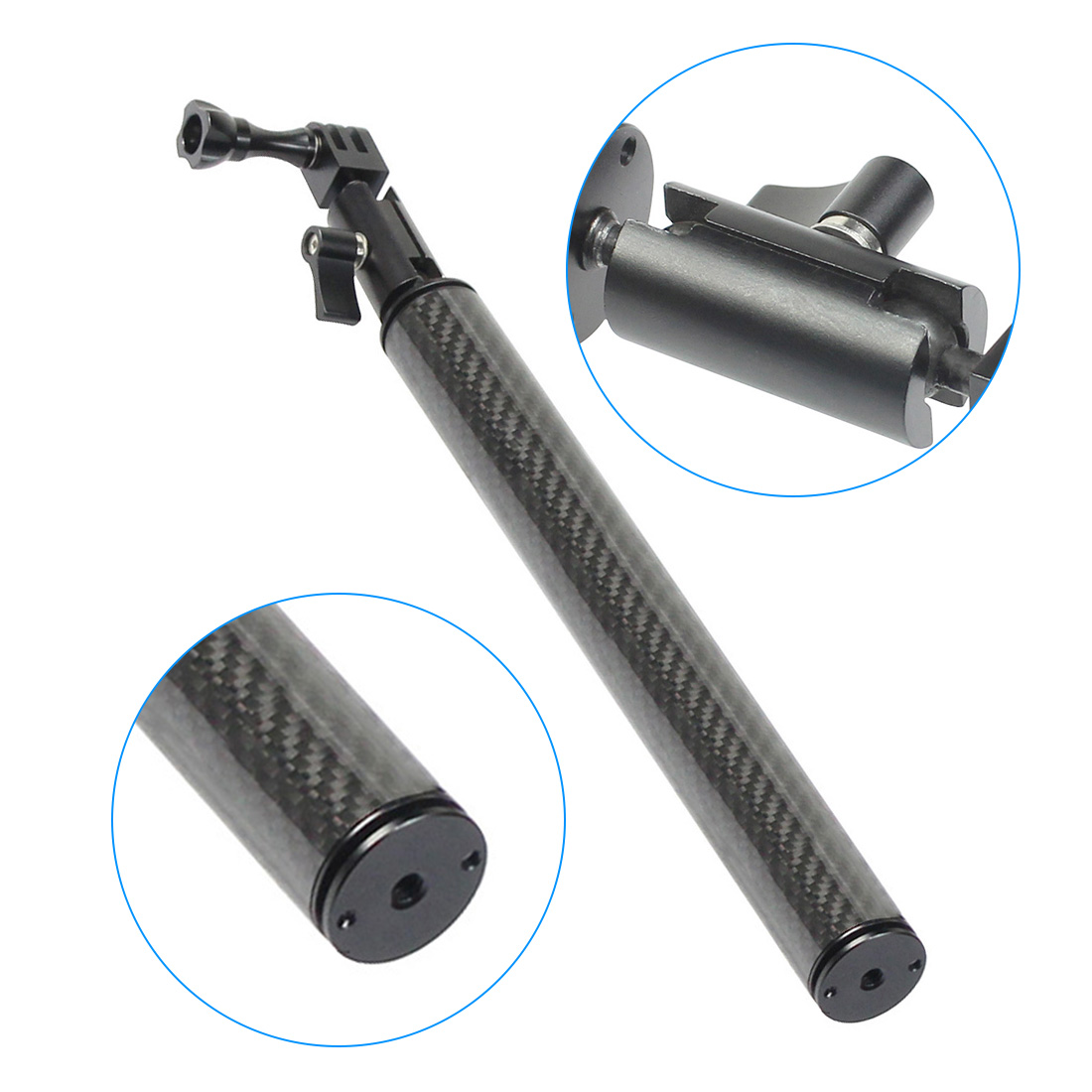 Serat karbon tongkat Selfie, t - Camera Tripod Carbon ulasan dan harga