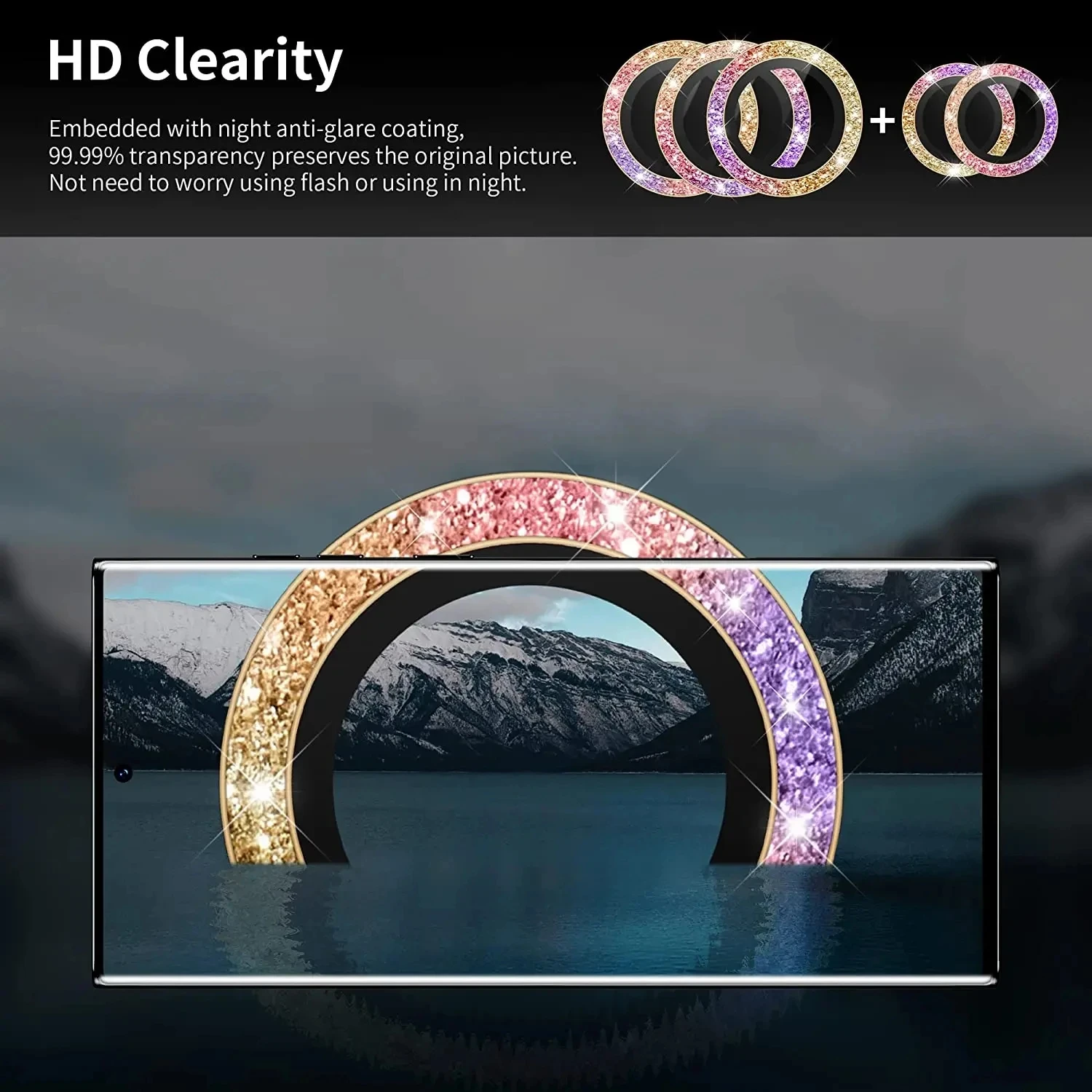 Kaca Lensa Diamond Glitter Unt - Photography Kit Samsung S26 Ultra ulasan dan harga