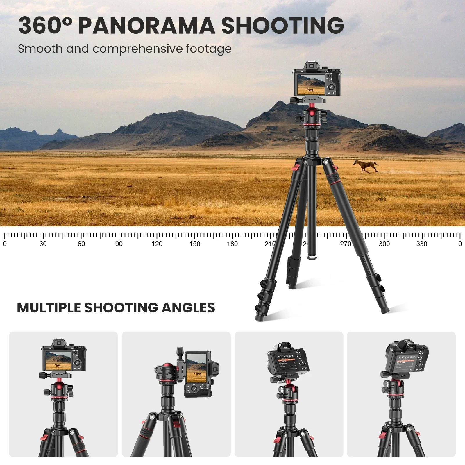 EVUMO GF2 Tripod perjalanan 1. - Camera Tripod Carbon ulasan dan harga