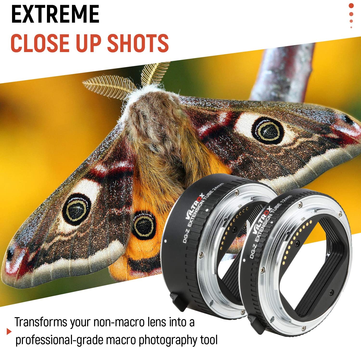 Viltrox DG-Z Auto Focus AF Mac - Macro Extension Tube ulasan dan harga