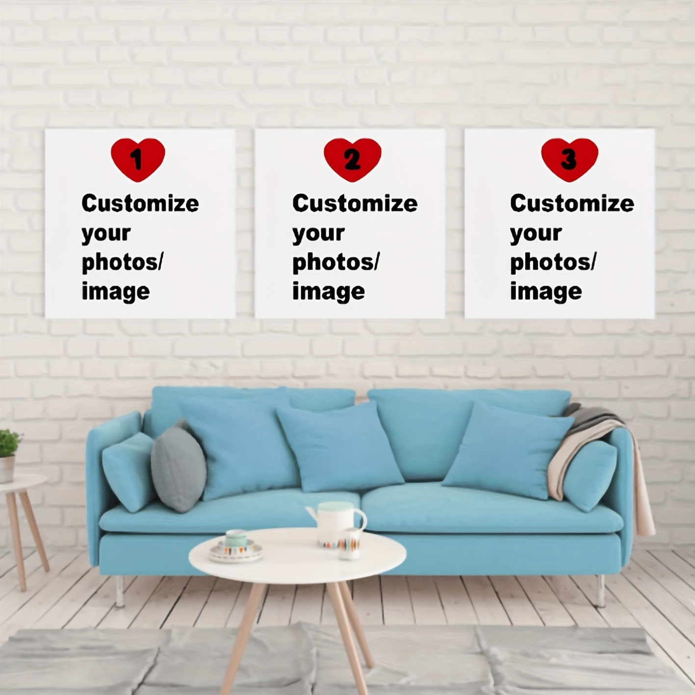 3pcs/set Poster Kanvas Persegi - Photography Style ulasan dan harga