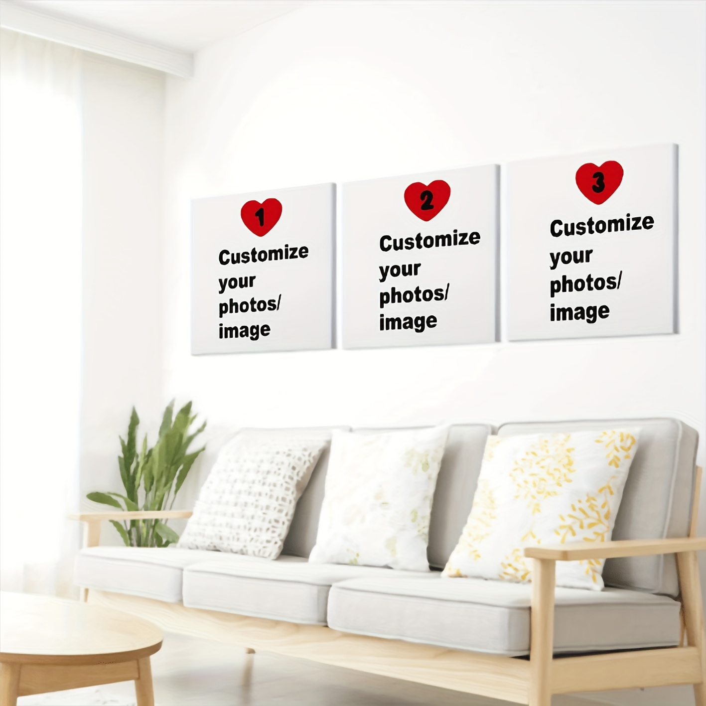 3pcs/set Poster Kanvas Persegi - Photography Style ulasan dan harga