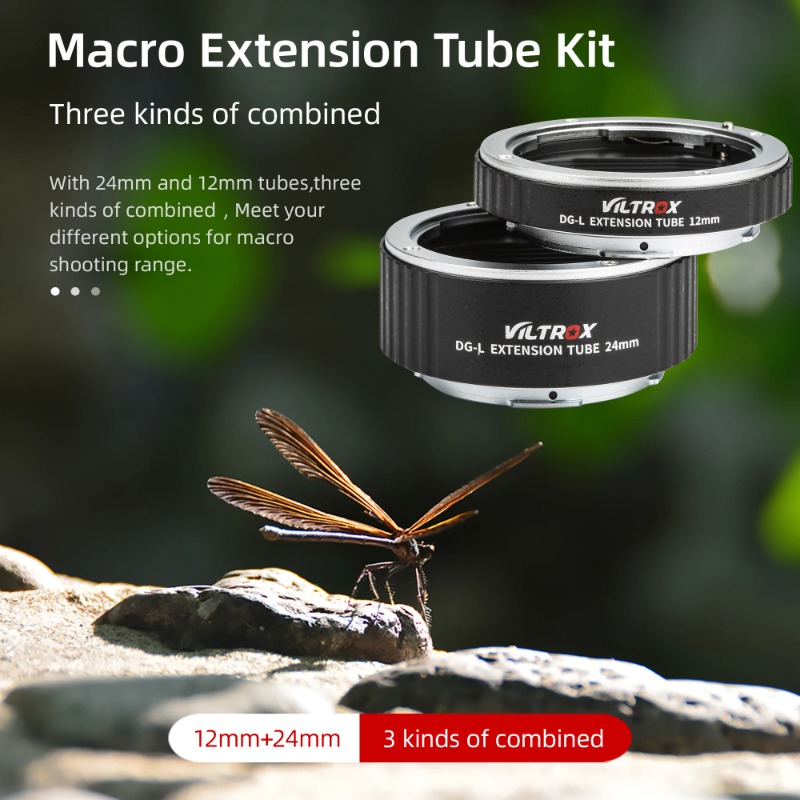Viltrox DG-L Tabung Ekstensi M - Macro Extension Tube ulasan dan harga